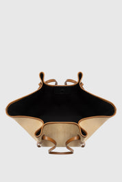 XL MOCHI - BISCUIT WOVEN RAFFIA