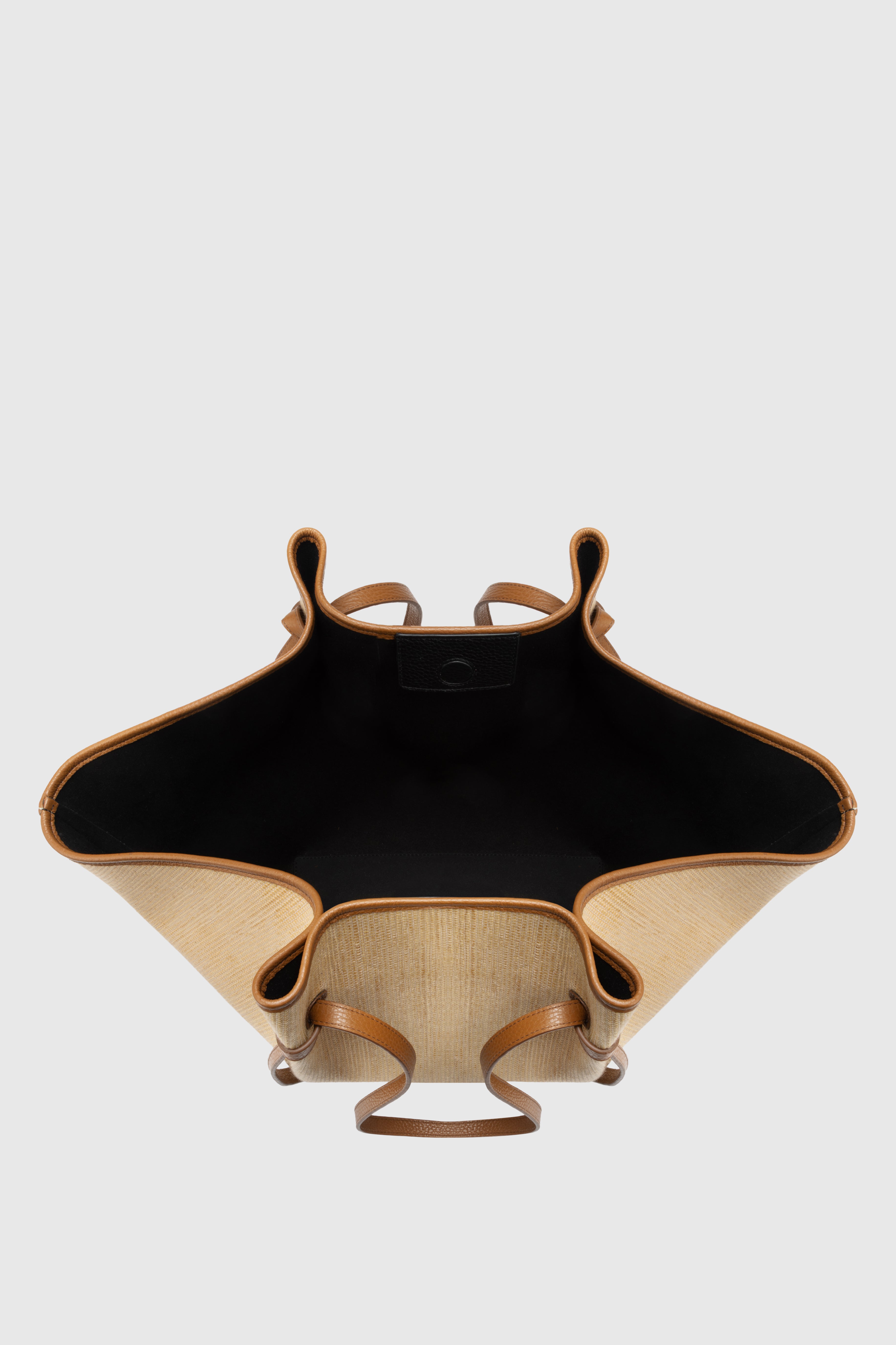 XL MOCHI - BISCUIT WOVEN RAFFIA