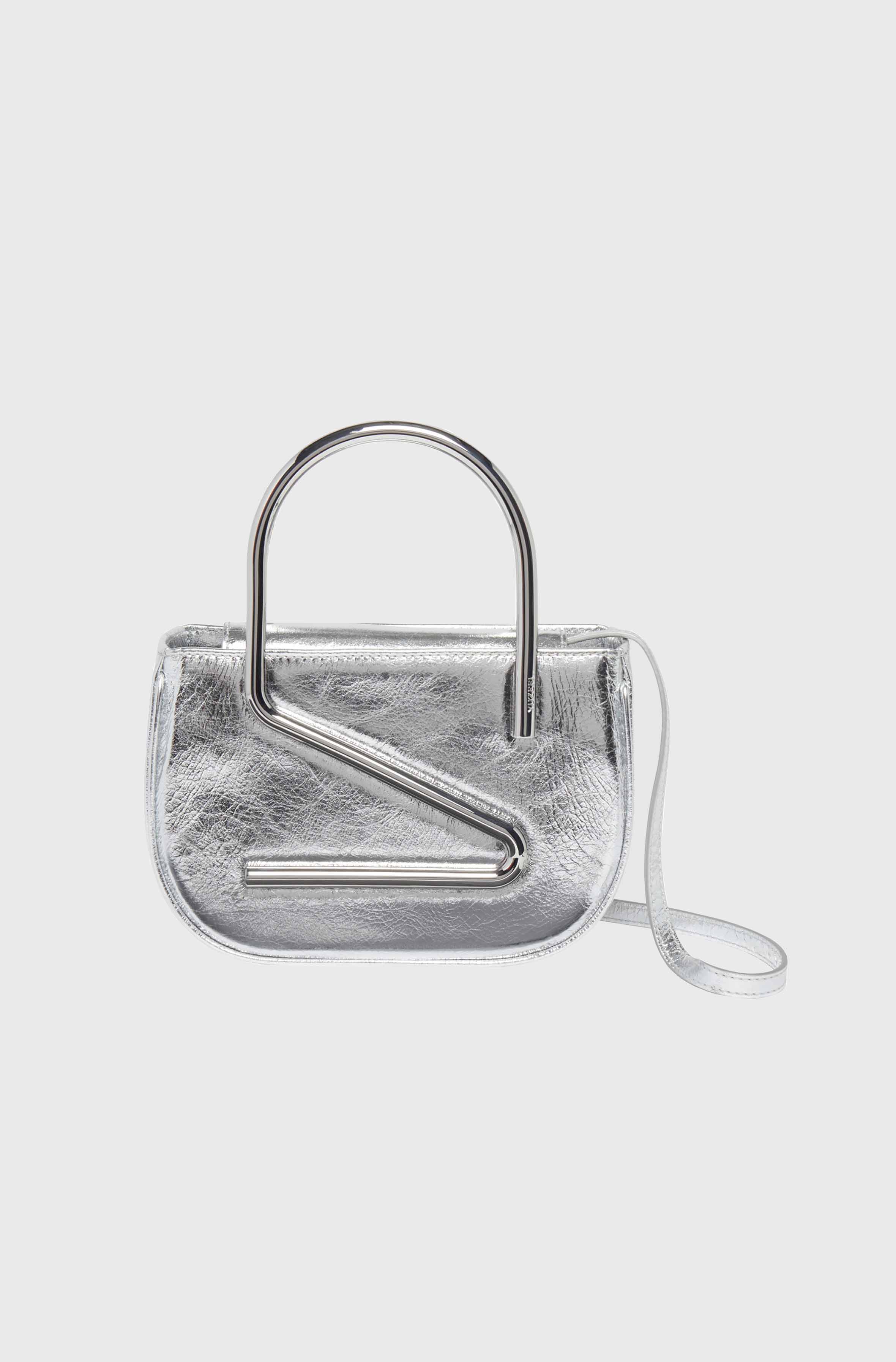 MOON - CRACKLED LEATHER SILVER