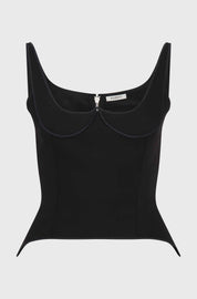 BUSTIER TANK - BLACK
