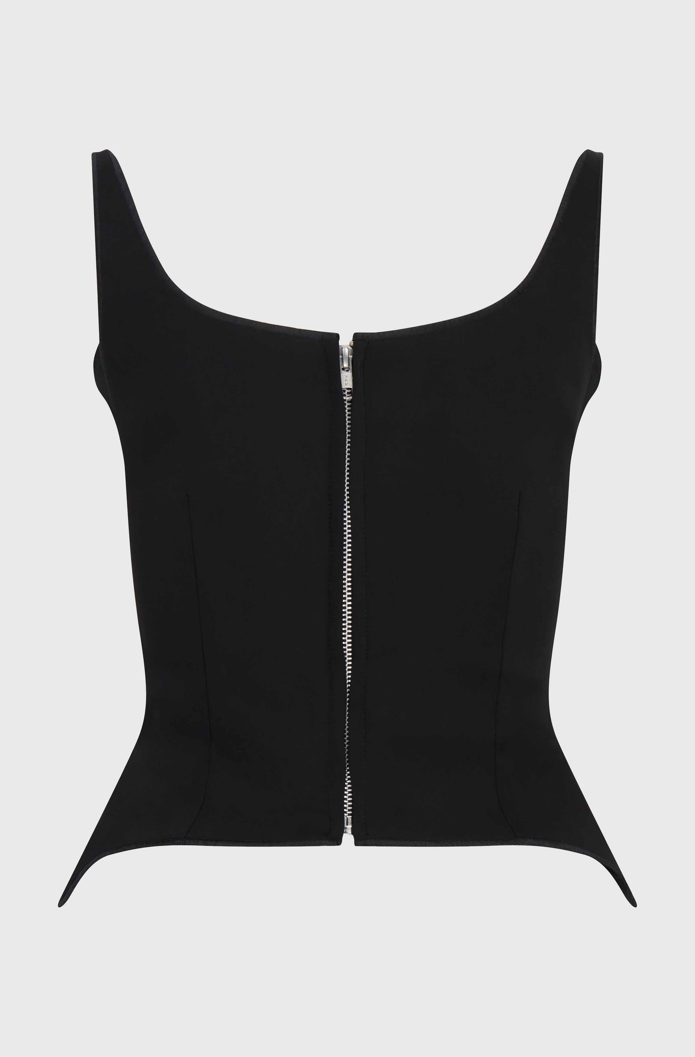 BUSTIER TANK - BLACK
