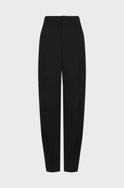 TAILORED BENT KNEE TROUSERS - BLACK