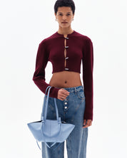 MOCHI - CORNFLOWER PEBBLE GRAINED LEATHER