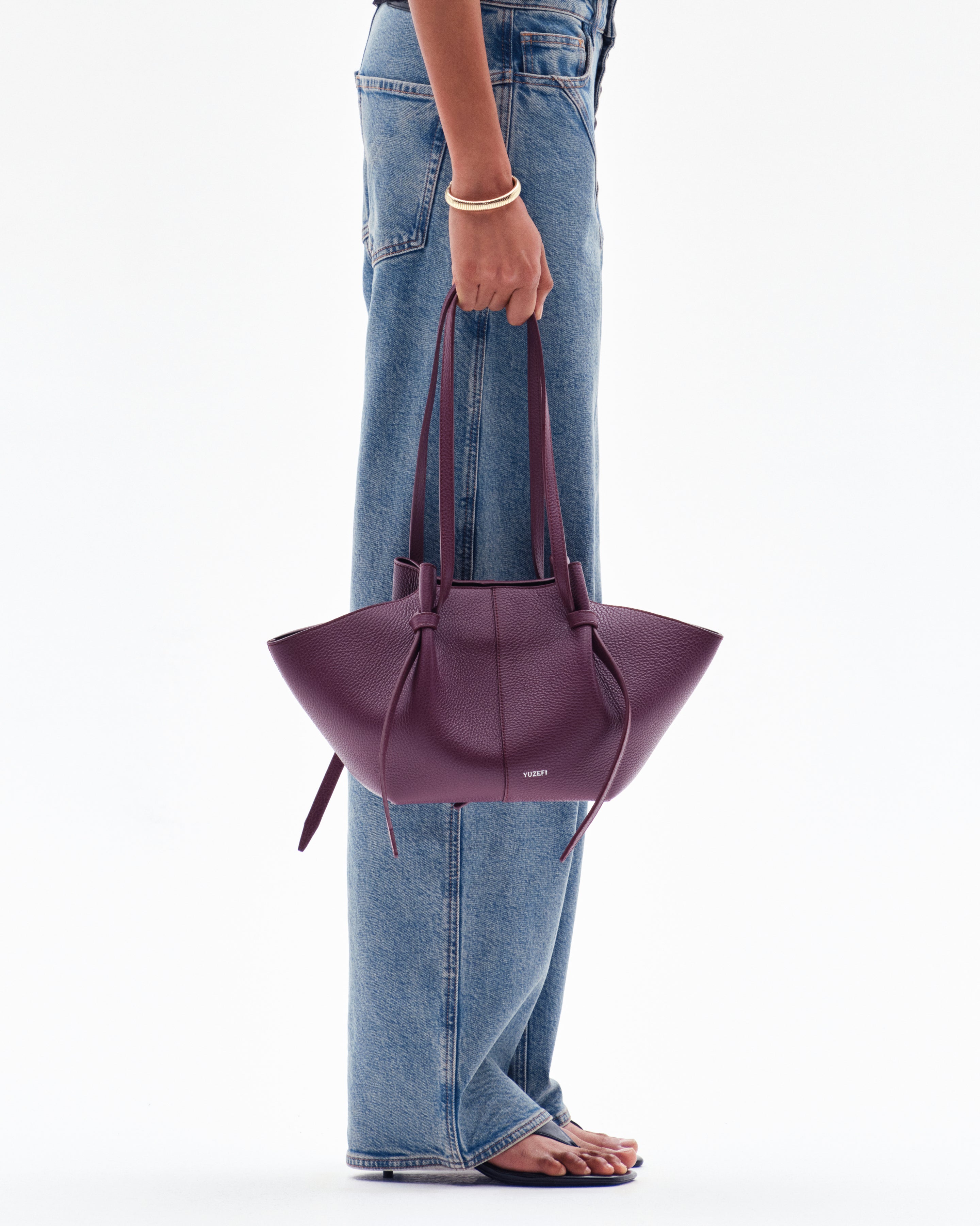 MOCHI - WINE PEBBLE GRAINED LEATHER