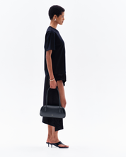 RAVAA BOXY T-SHIRT DRESS - BLACK