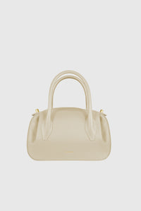 OYSTER MINI DUFFLE - ANGORA PEBBLE GRAINED LEATHER