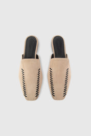 ZARIA MULE - SAND SUEDE