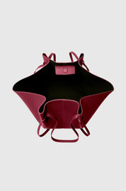 LARGE MOCHI - CRANBERRY PEBBLE GRAINED LEATHER