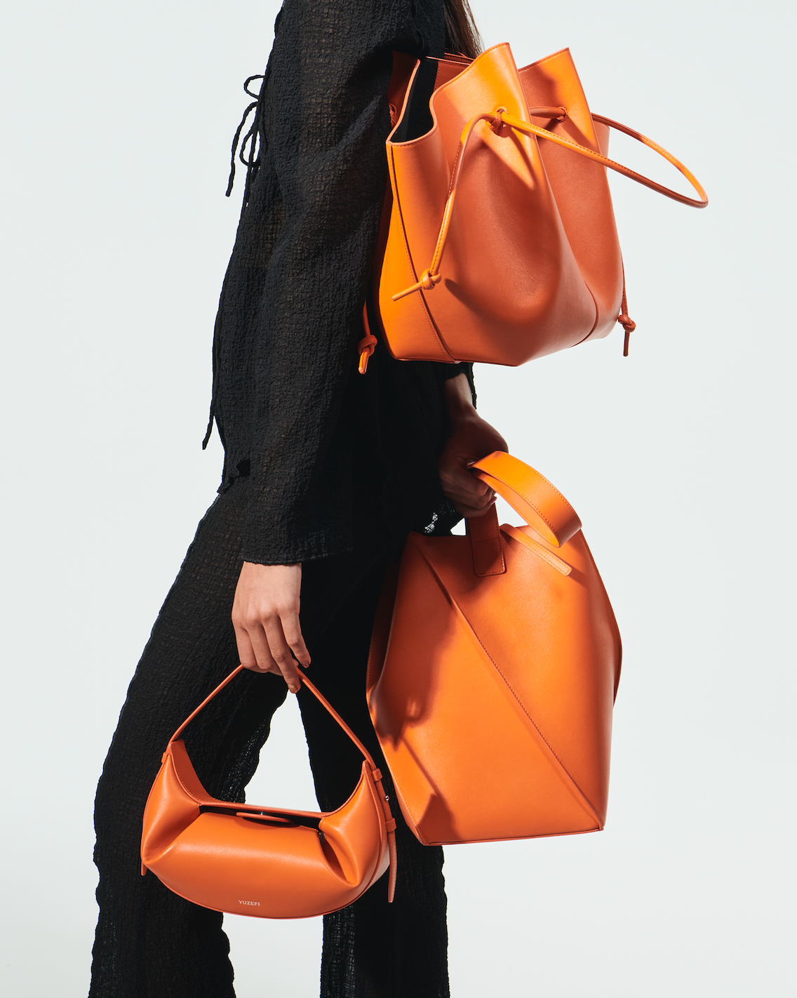 SWIRL TOTE - ORANGE