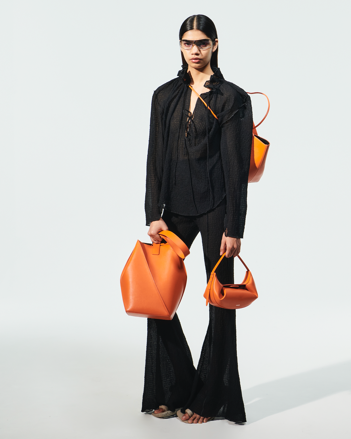 SWIRL TOTE - ORANGE