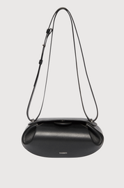 DINNER ROLL - BLACK WITH SILVER CHAIN