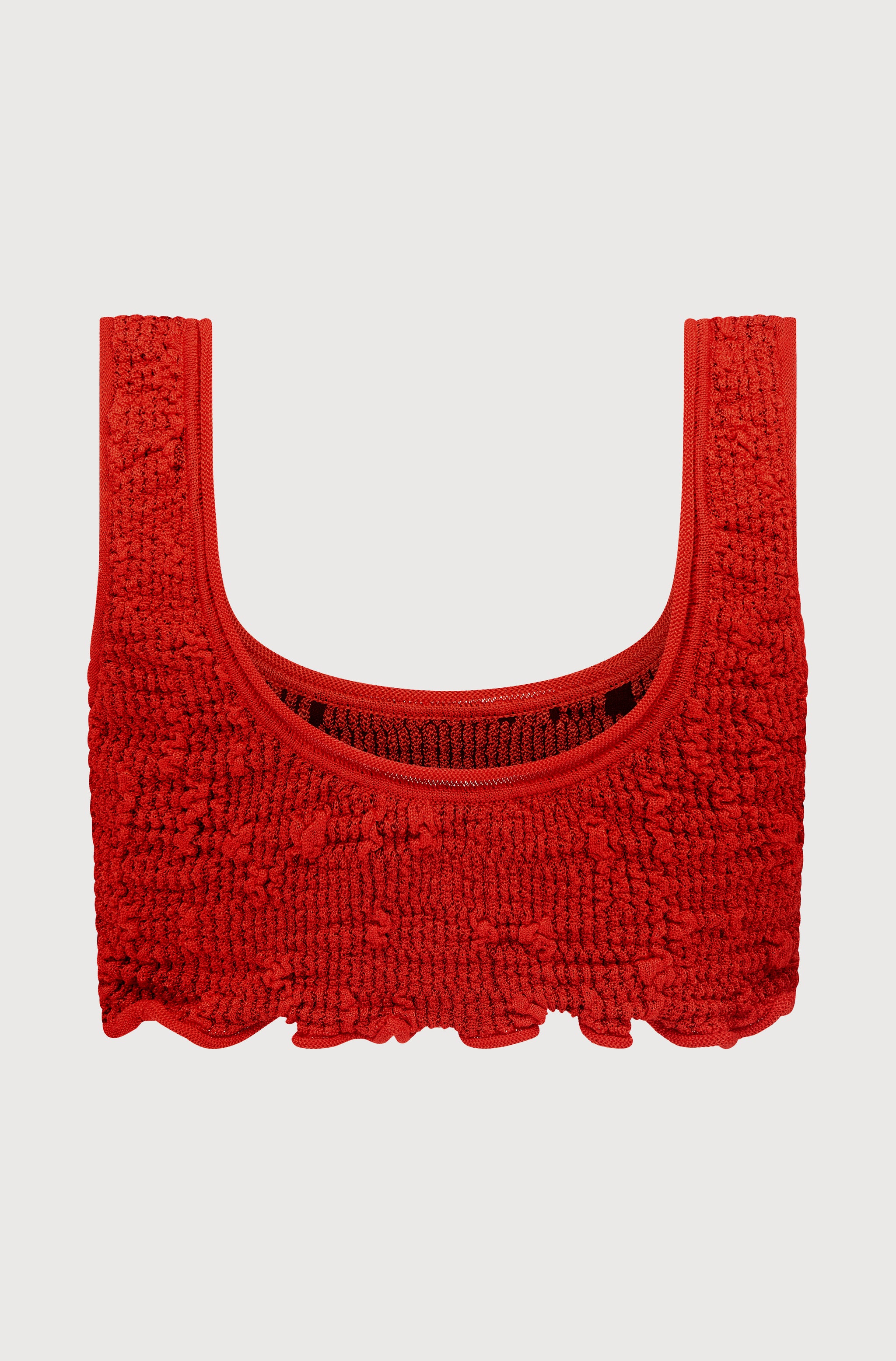 KNITTED BRA TOP - RED – Yuzefi