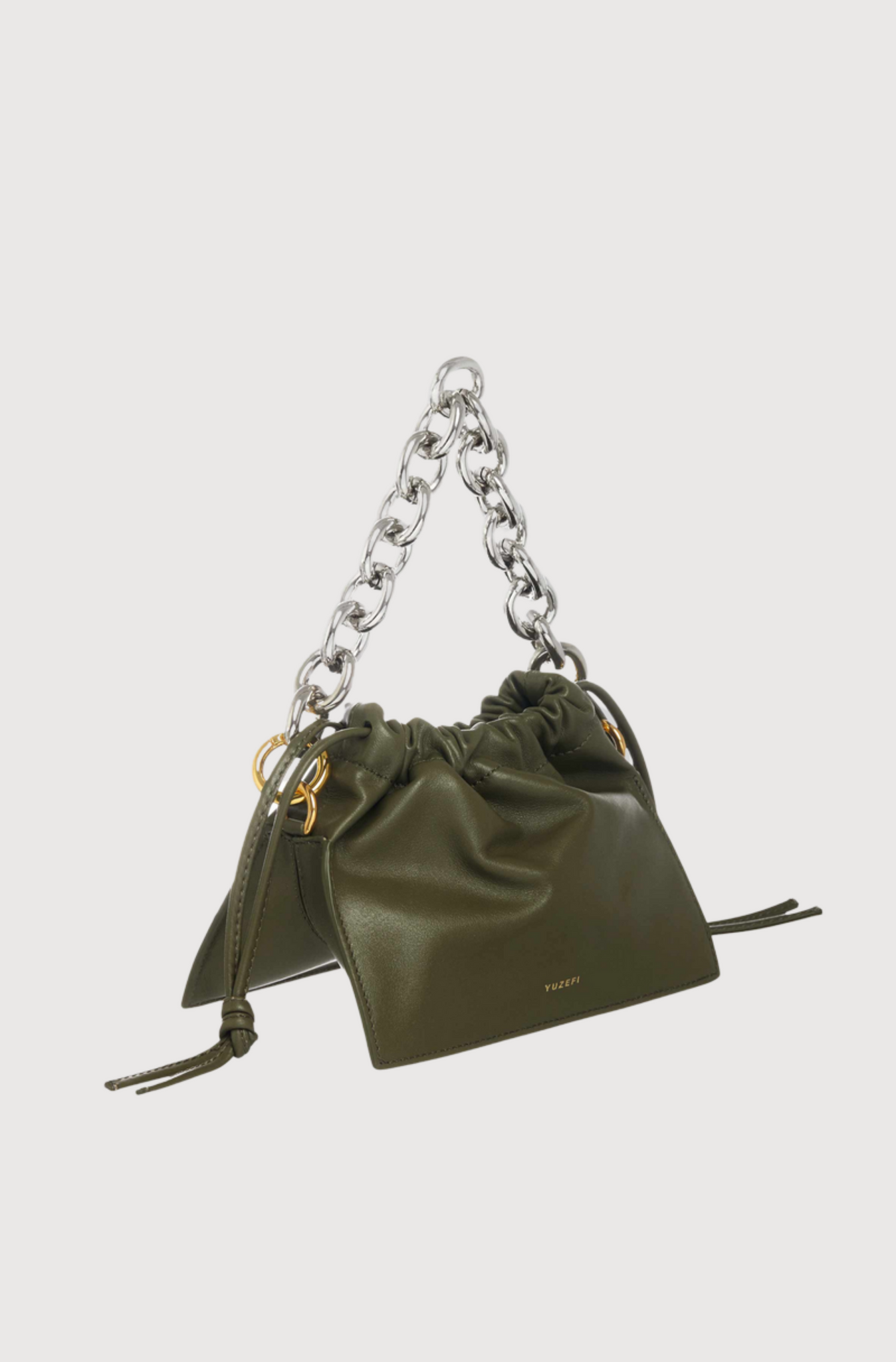 MINI BOM - BIRCH WITH SILVER CHAIN