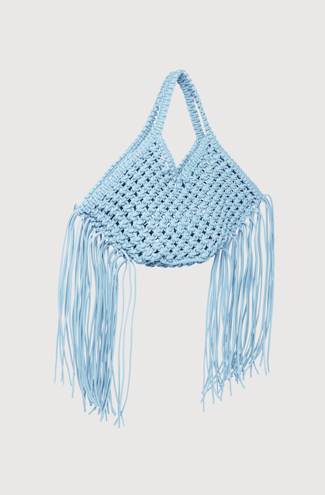 SMALL WOVEN BASKET - BABY BLUE