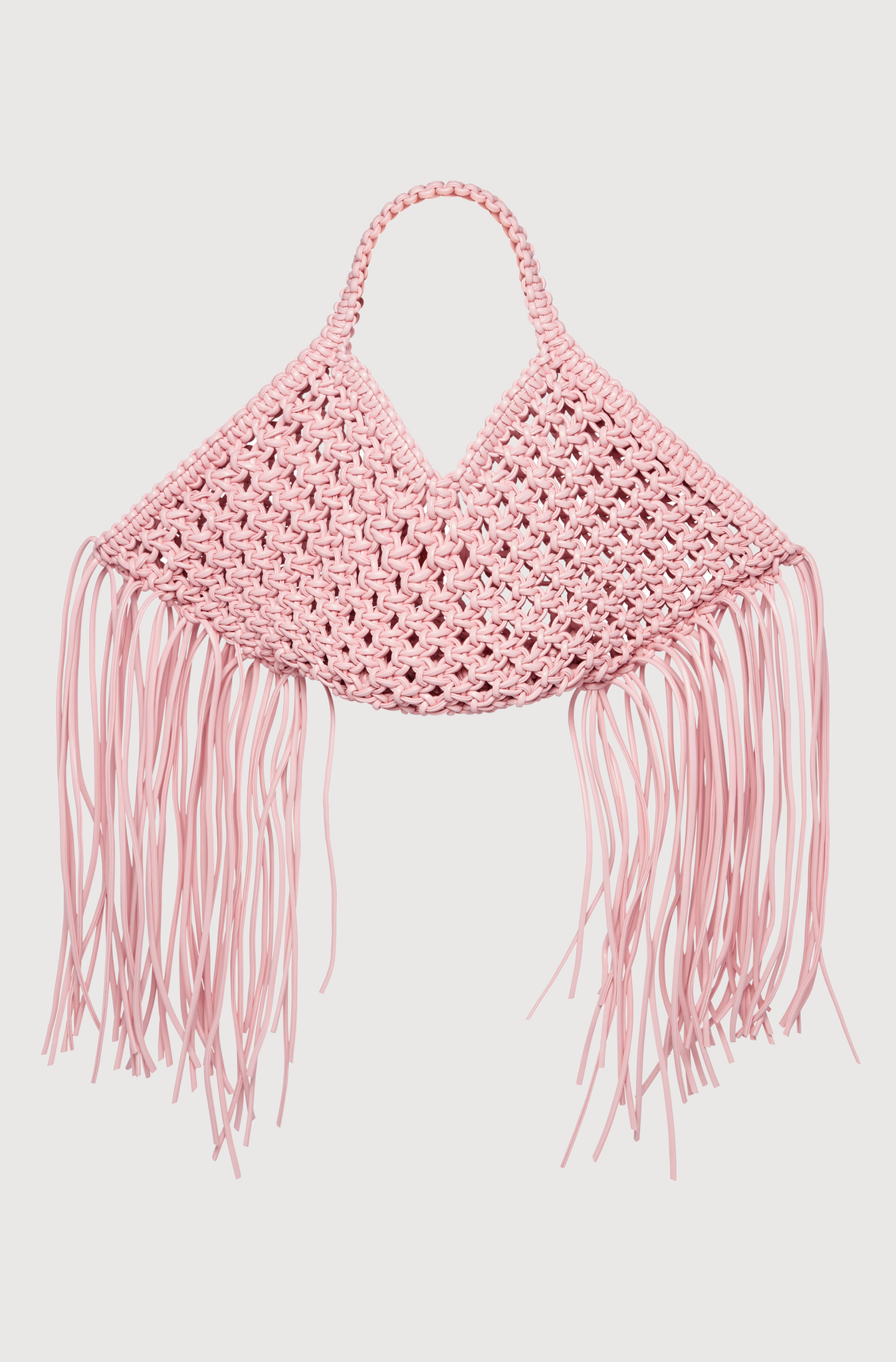 SMALL WOVEN BASKET - PINK