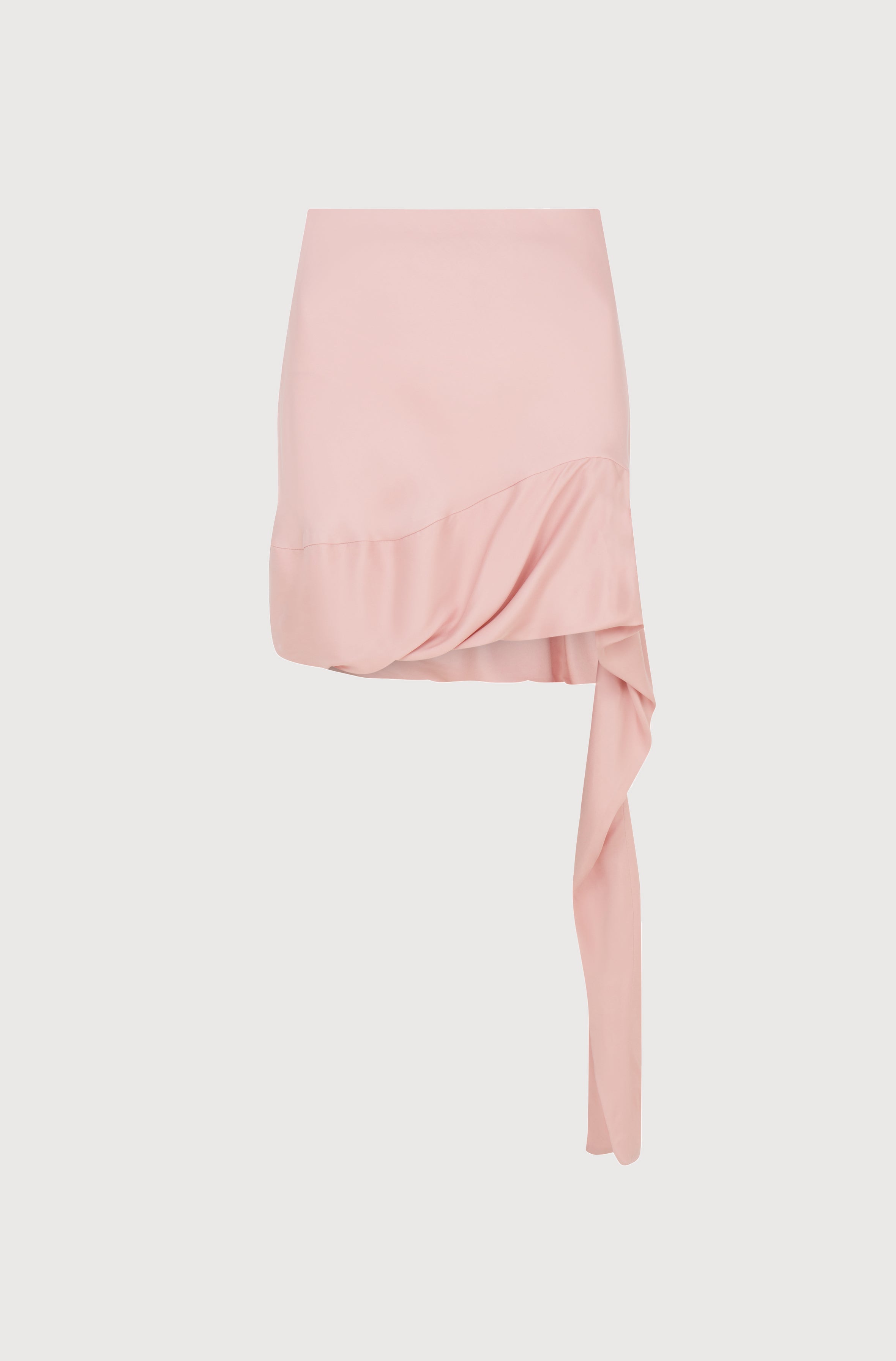 BUBBLE HEM MINI SKIRT - PINK