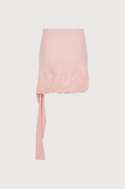 BUBBLE HEM MINI SKIRT - PINK
