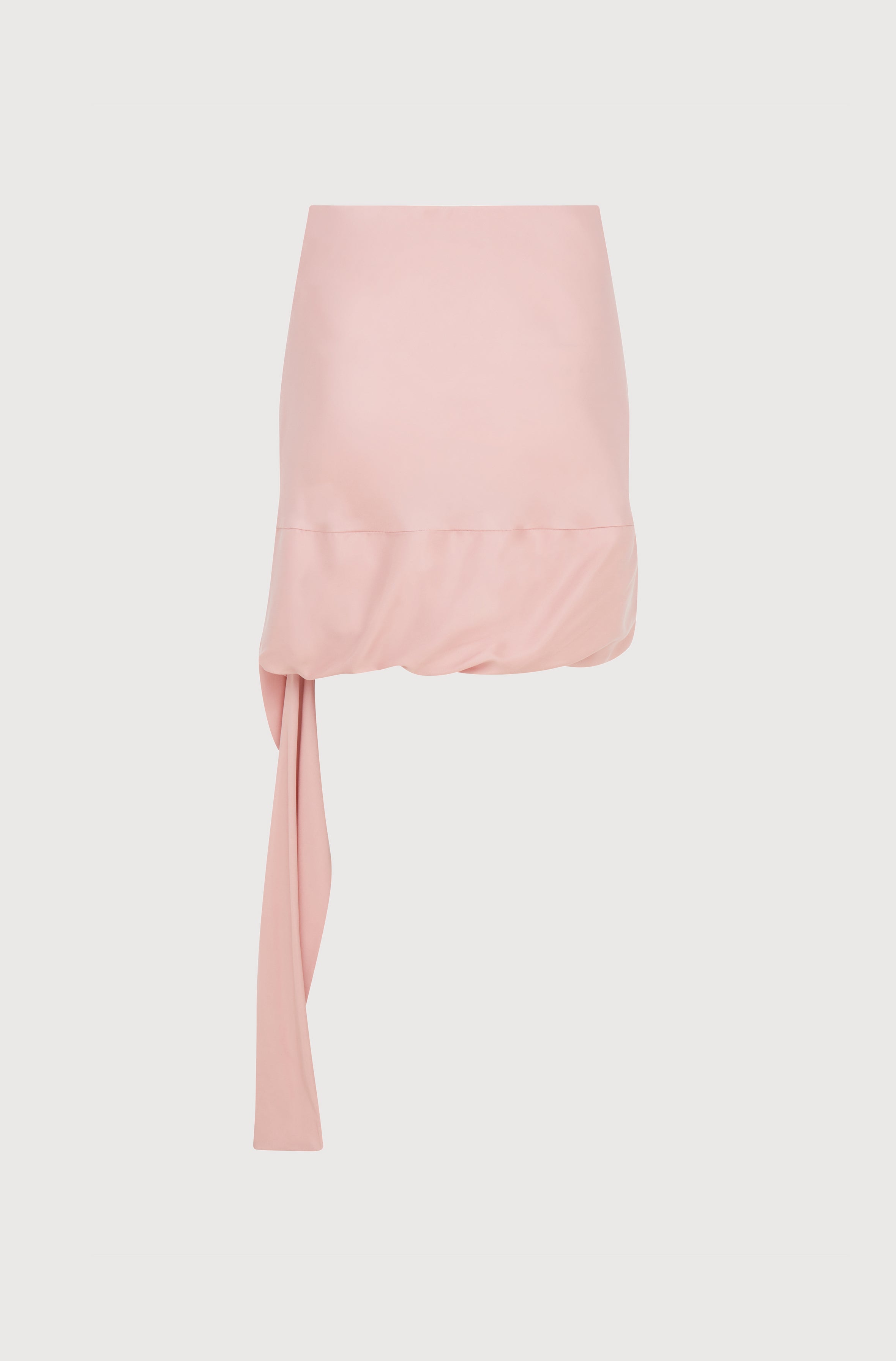 BUBBLE HEM MINI SKIRT - PINK