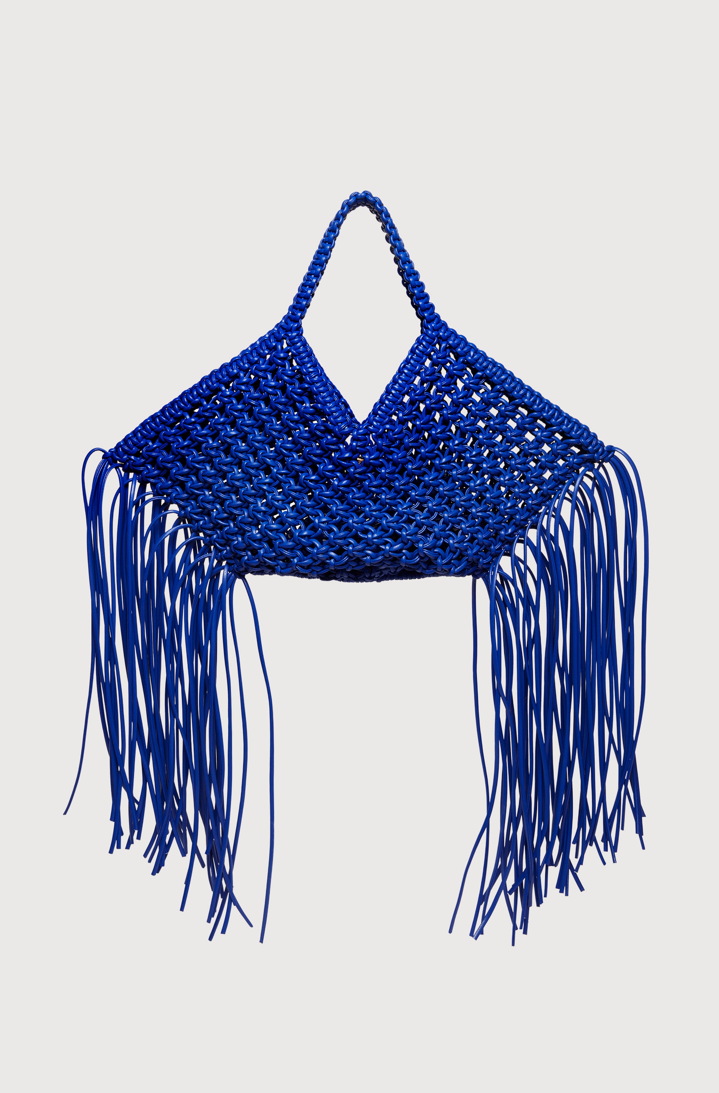 SMALL WOVEN BASKET - BLUE