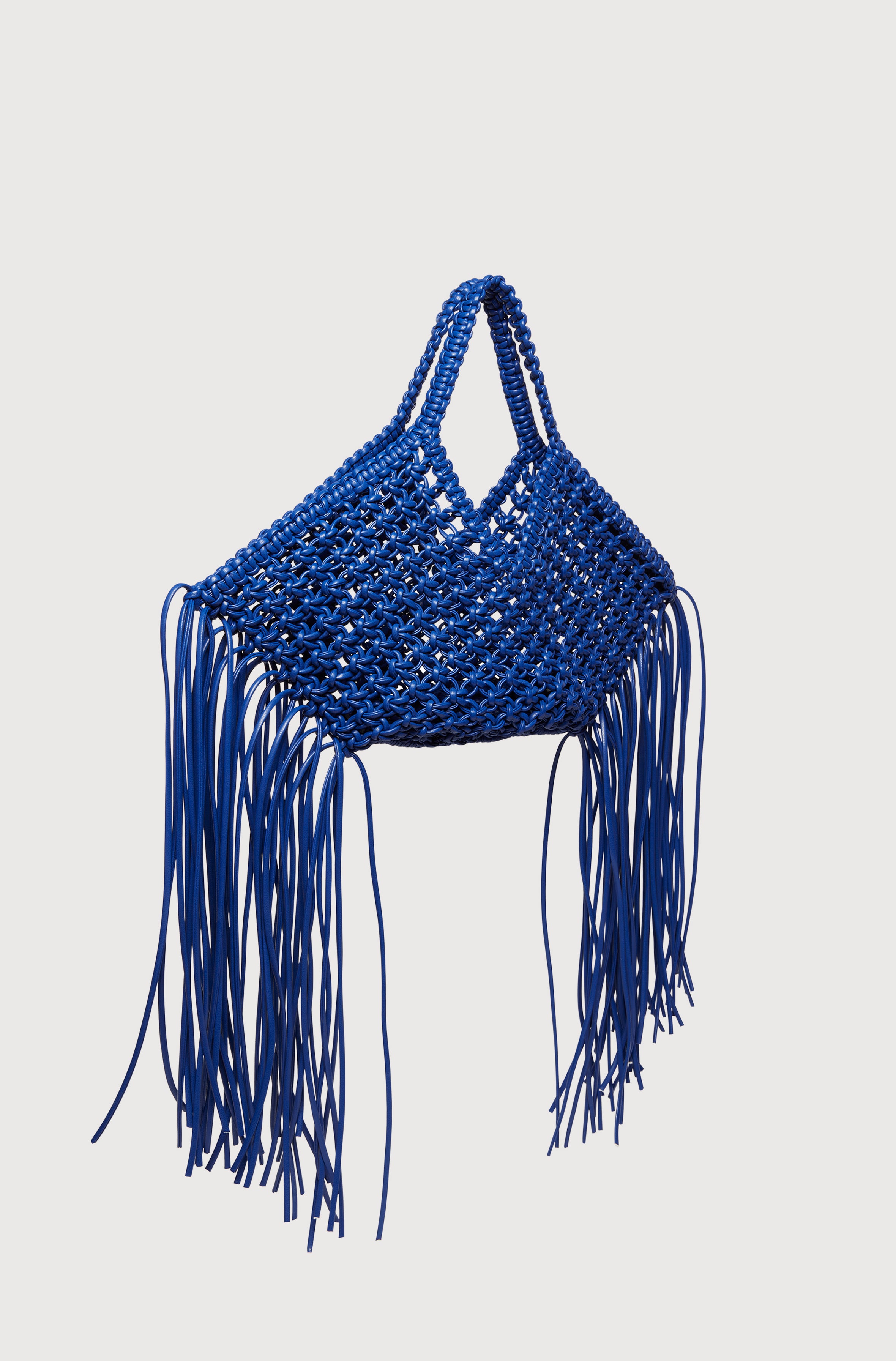 SMALL WOVEN BASKET - BLUE