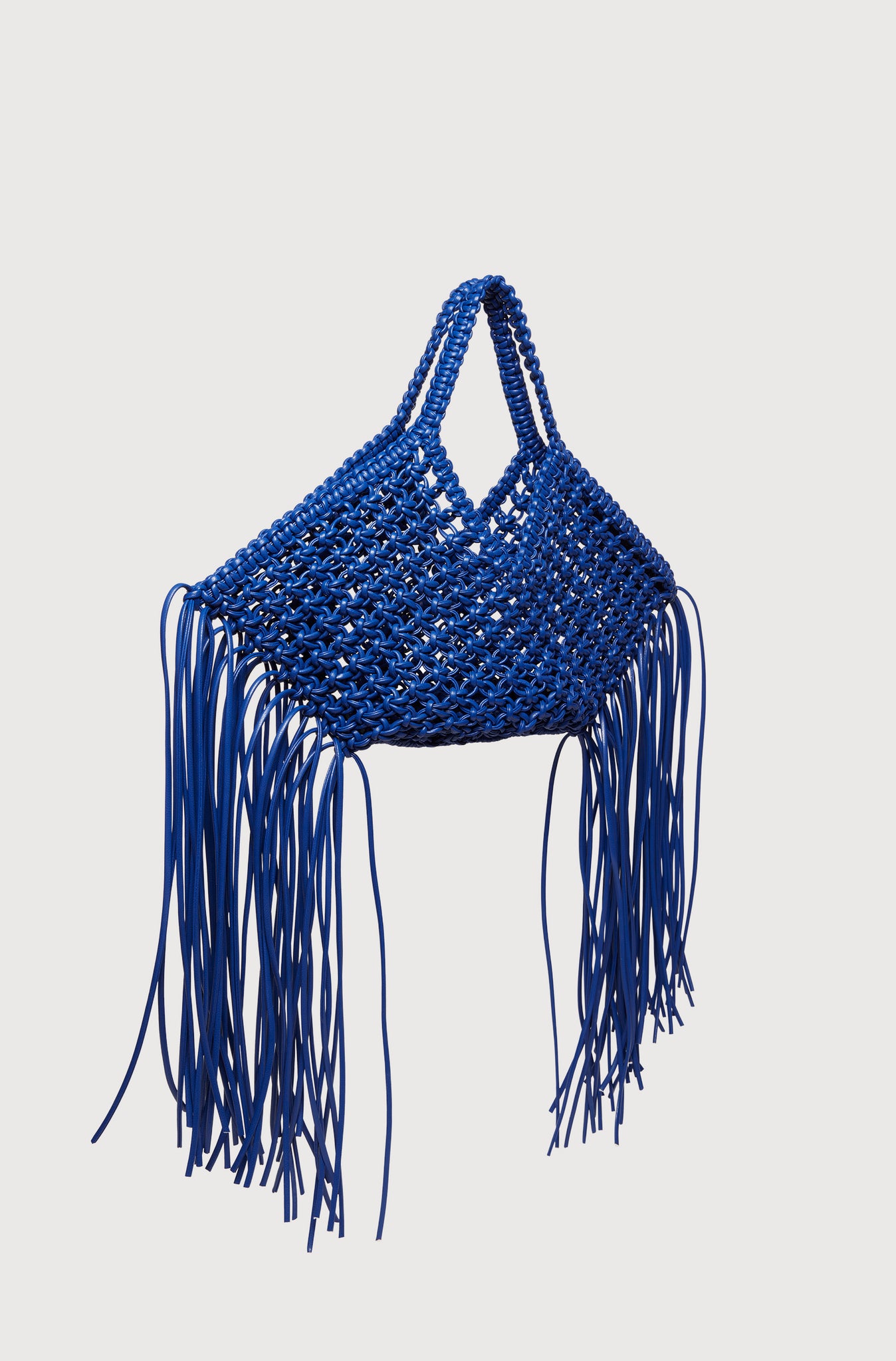 SMALL WOVEN BASKET - BLUE